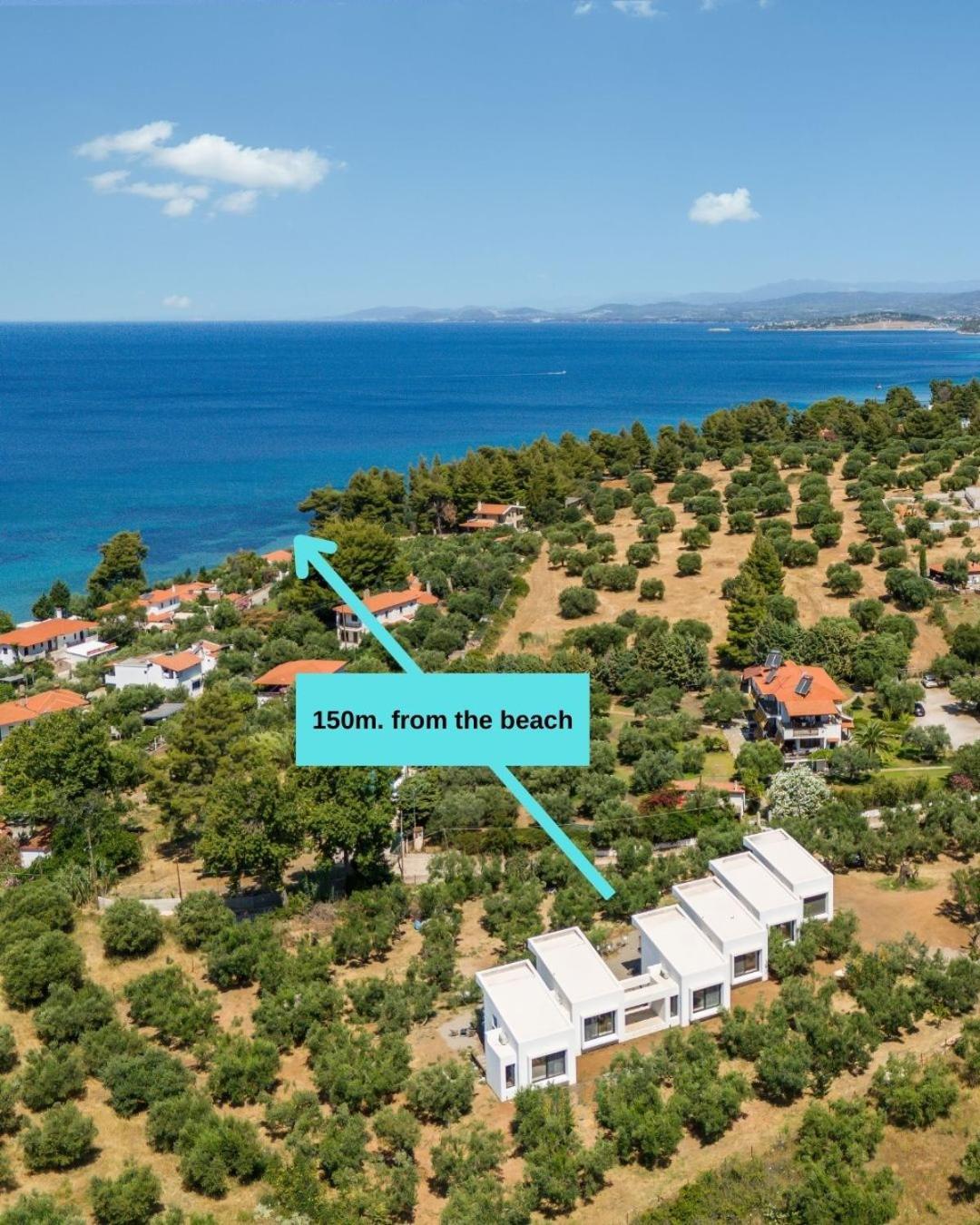 Olea Villas By Halu!, Cozy Villa In Nikiti 라고만드라 외부 사진